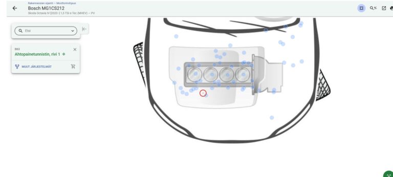 macsdata komponenttien sijainti