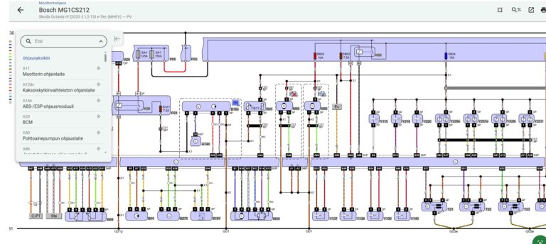 macsdata kytkentäkaavio