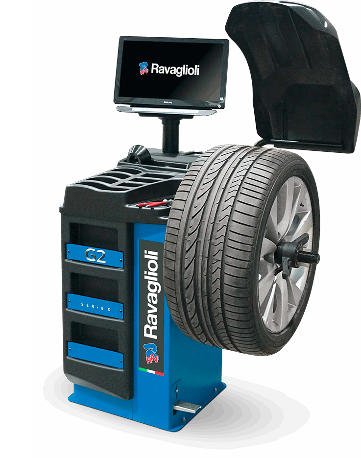 tasapainotuskoneen käyttö Ravaglioli G2.140R