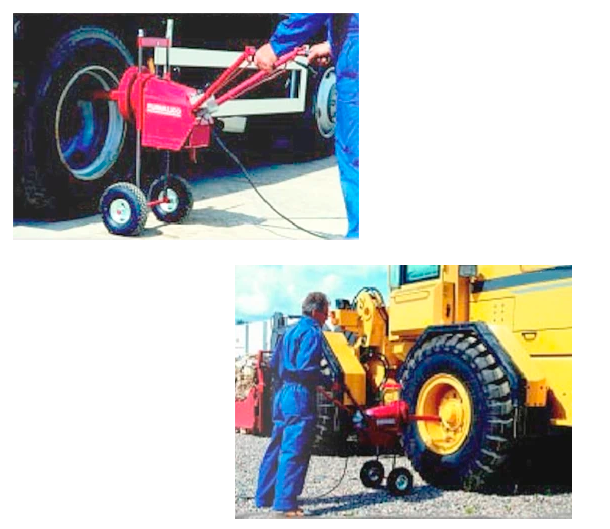 Raskaankaluston rengastyöt Columbus vääntimellä