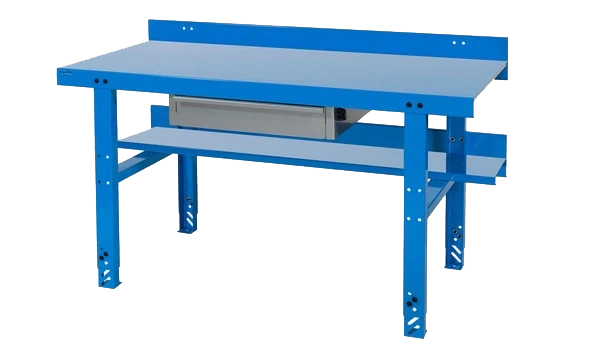 Indeco 1500 mm leveä työpöytä vetolaatikolla