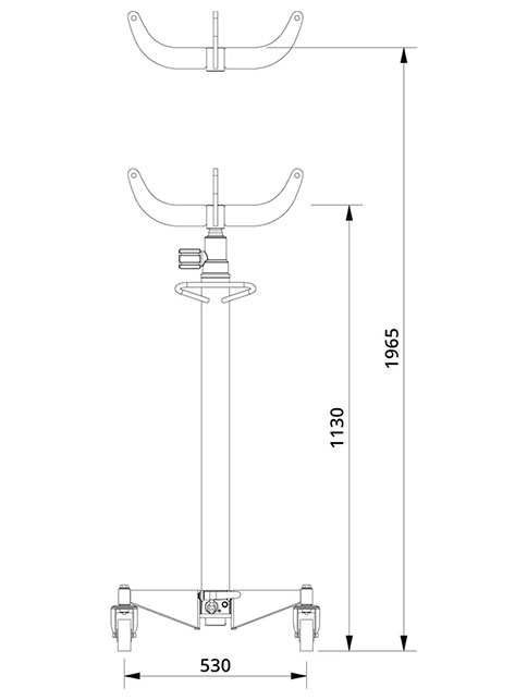 AC Hydraulic VL3 mittapiirros