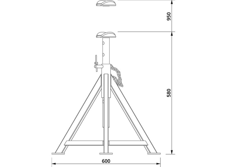 akselipukki AC AB8-580 mitat
