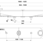 AC T5-2 poikkipalkin mittapiirros