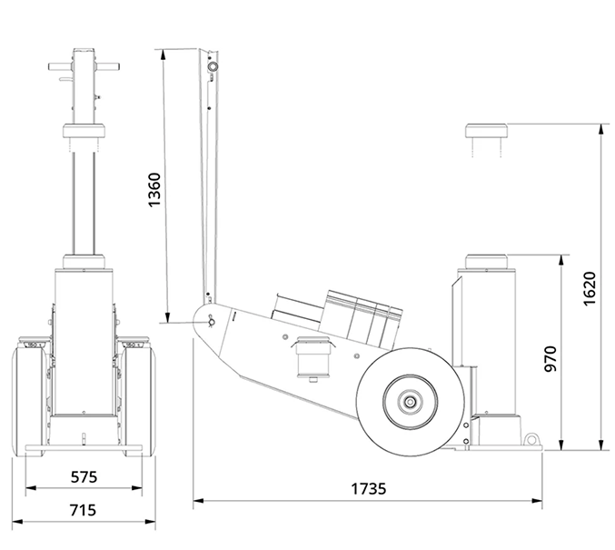 mittapiirros AC Hydraulic 150-1H hallitunkki