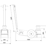 hallitunkin mitat, AC Hydraulic 150-1L