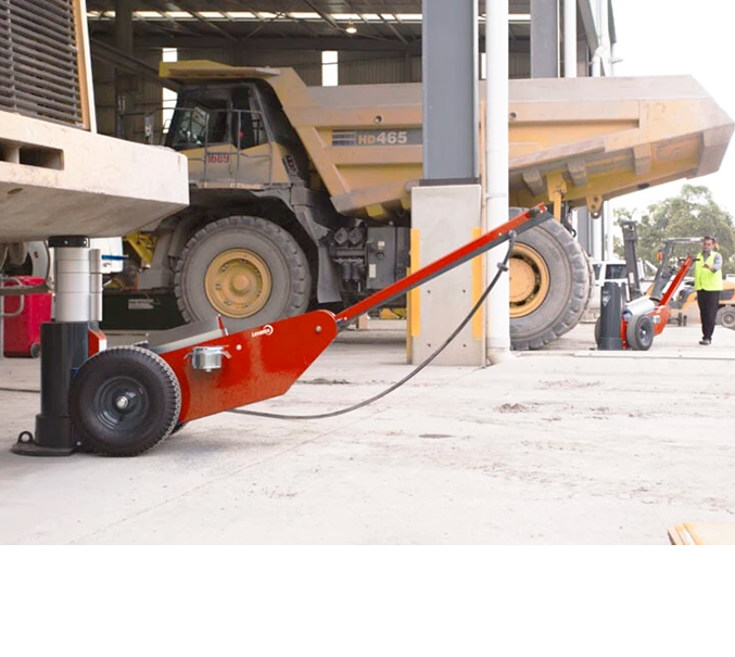 AC Hydraulic työkonetunkki käytössä