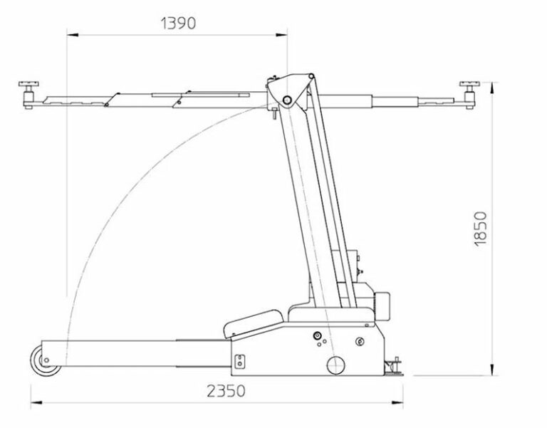 FHB3000-04 SL 2300 mittapiirros