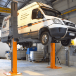 Finkbeiner TPL9000 pakettiauton nosto