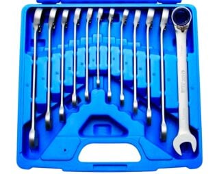 12-osainen räikkäavainsarja BGS 30902