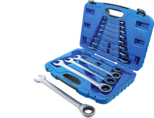 13-osainen räikkäavainsarja BGS 6542
