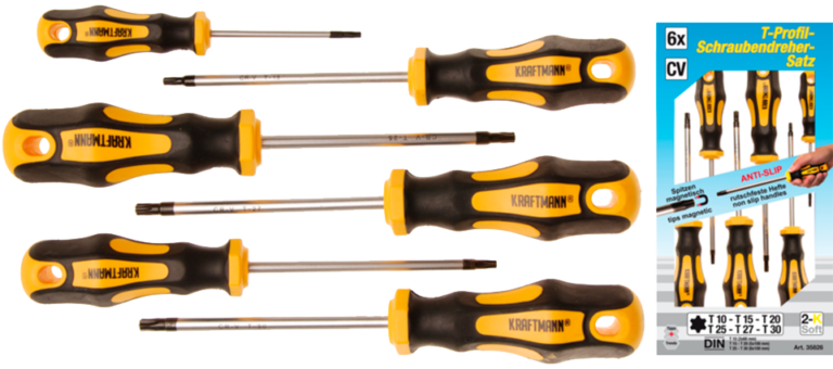6-osainen Torx-meisselisarja, Kraftmann
