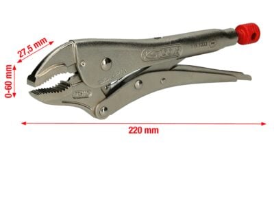 115.1033 lukkopihdin mitat, KS Tools