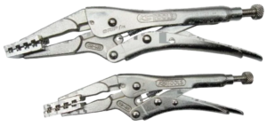 KS Tools 2-osainen letkunkiristimien lukkopihtisarja