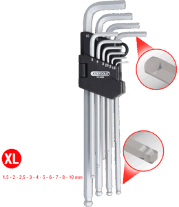 KS Tools kuusiokoloavaimet 1,5 - 10 mm