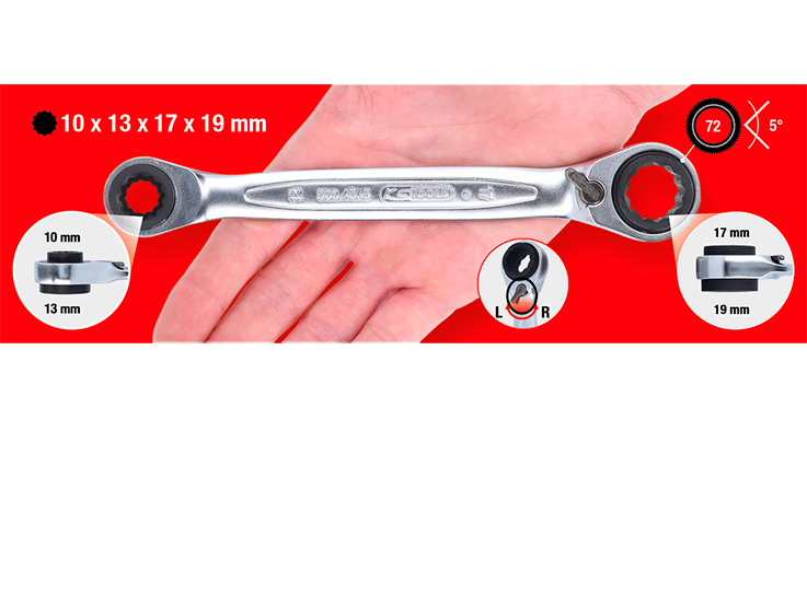 räikkälenkkiavain KS Tools 503.4565