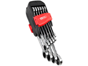 KS Tools 10-osainen räikkäavainsarja