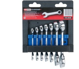 7-osainen kiintolenkkisarja KS Tools 518.0040