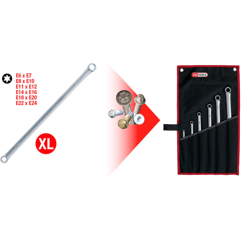 TX-E E-Torx kiintoavainsarja KS Tools 518.0930