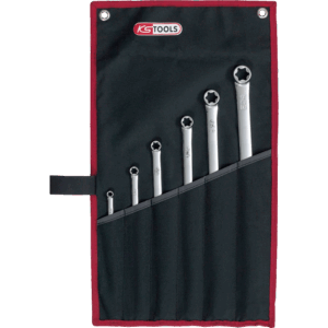 KS Tools 6-osainen TX-E E-Torx kiintoavainsarja, erikoispitkät