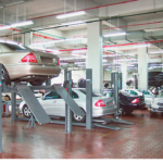 4-pilarinostimet korjaamolla Ravaglioli