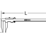KS-Tools 300.0546 työntömitan mitat