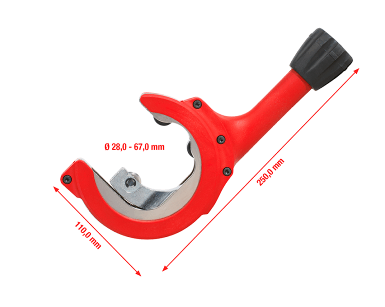 pakoputkileikkurin mitat KS Tools 104.5050