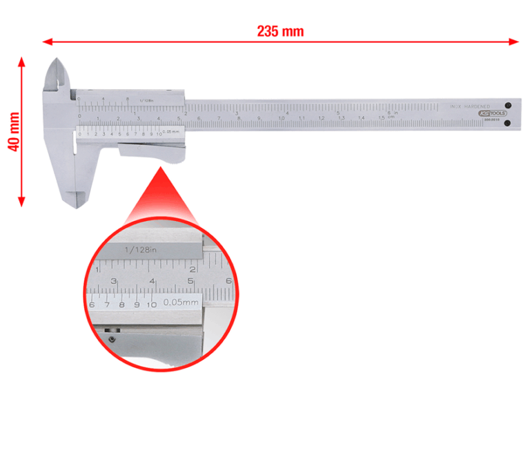 KS Tools 300.0510 työntömitan koko