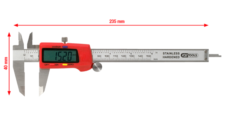 KS Tools 300.0532 työntömitan mitat