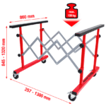 teleskooppivaunun mitat, KS Tools 500.8100