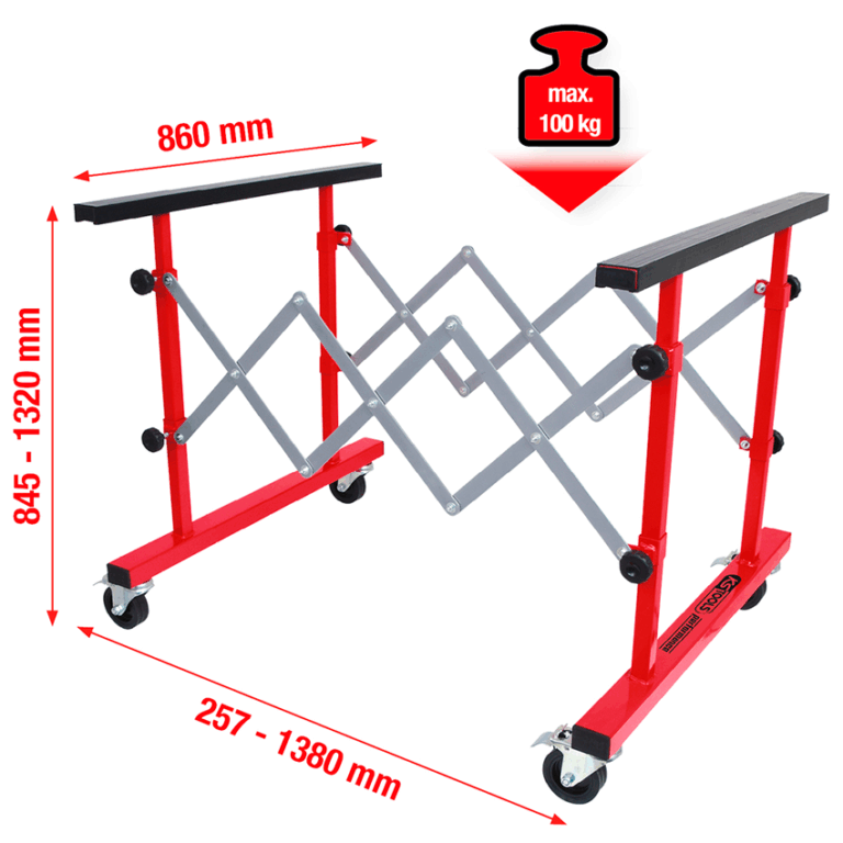 teleskooppivaunun mitat, KS Tools 500.8100