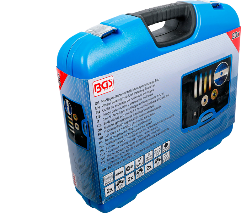 BGS-6250 salkku, VAG pyöränlaakereiden työkalusarja