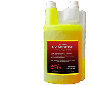 ilmastoinnin UV väriaine, R-134a, Elke