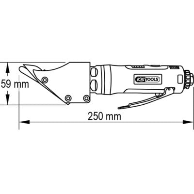 KS Tools 515.3055 peltileikkurin mittapiirros