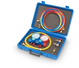4-tie-painemittariasetelma R134a, R404a, R407c, R22