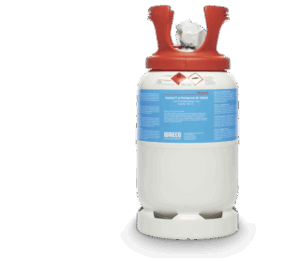 kylmäaine R1234yf pantillisessa 5 kg palautuspullossa