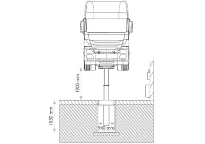 AC Hydraulic UL nostokorkeus