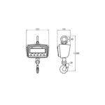 Scaleshouse HSD 1500 mittapiirros