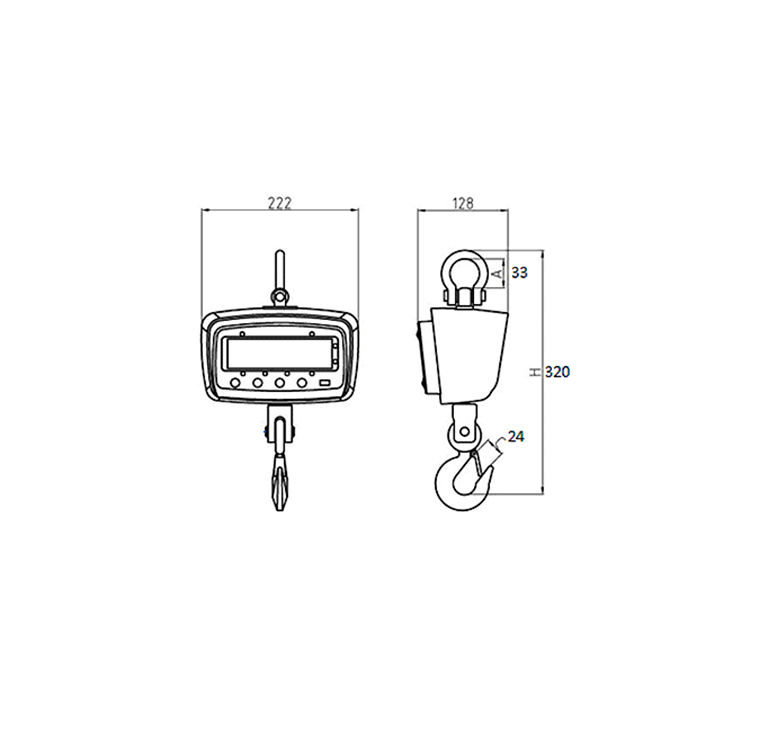 Scaleshouse HSD 1500 mittapiirros