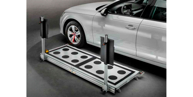 kalibrointitelineen käyttö, Texa 3909844 ACS