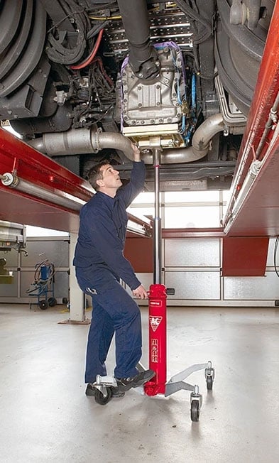 vaihteistonostimen käyttö, AC Hydraulic VLT12