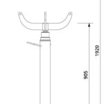 vaihteistonostimen mittapiirros, AC Hydraulic VLT12
