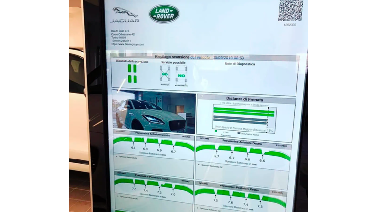 skannauksen tulokset, T-Scan Groove Glove