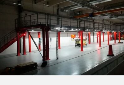 työvalaistus Dendro Lift huoltotasoissa