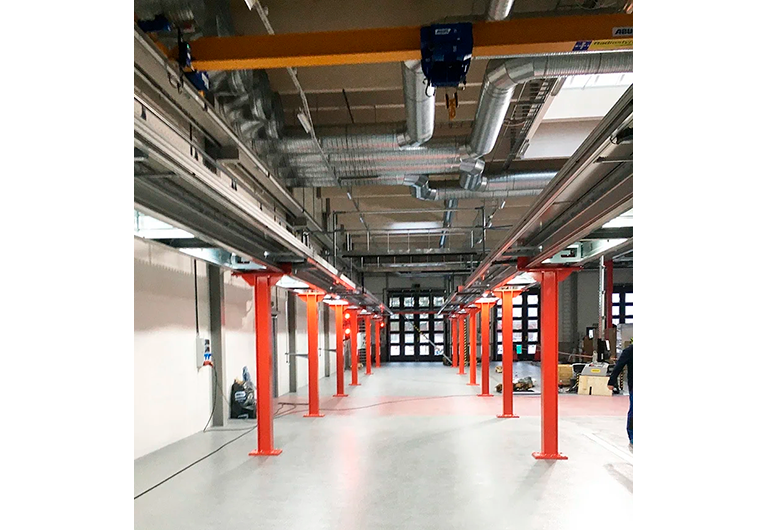 huoltotasot ylhäällä Dendro Lift