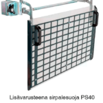 lisävaruste sirpalesuoja, AC ps 40