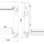 WT 1500NT-B mittapiirros