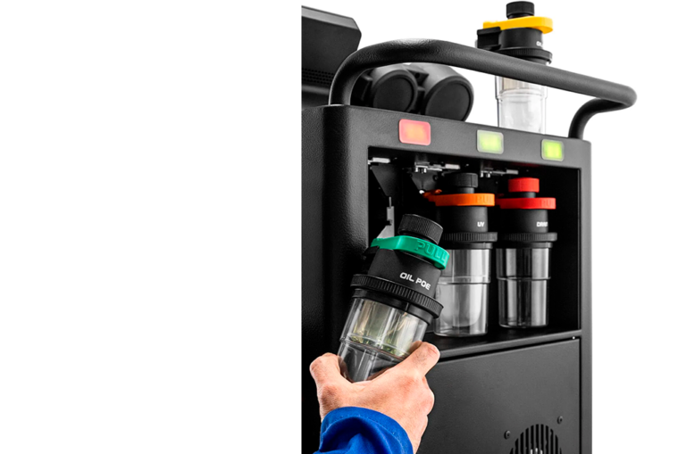 Texa Konfort Touch säiliön vaihto