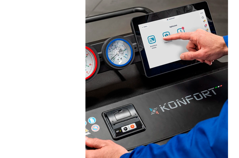 ilmastoinnin huolto Texa Konfort 780 Touch BI-GAS