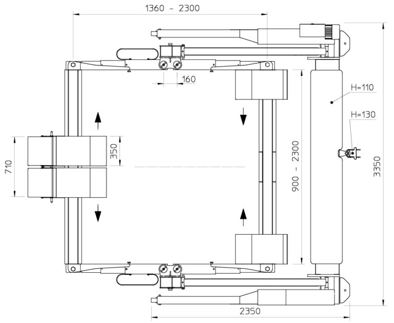 Finkbeiner FHB3000SS-2300 + FA-TORO mittapiirros